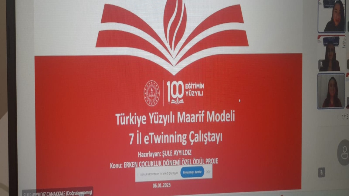 Türkiye Yüzyılı Maarfi Modeli 7 İl Etwinning Çalıştayı